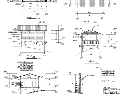 公园展览馆 施工图