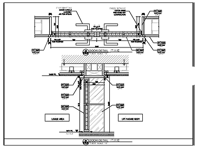 门节点大样 施工图 通用节点
