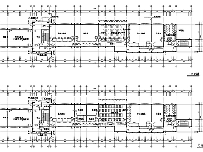 五层中学图书馆建筑 施工图