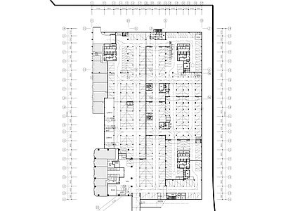 地下车库建筑 施工图