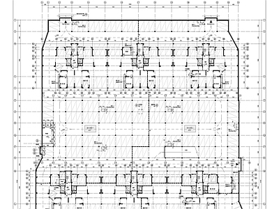 大型地下车库全套建筑 施工图