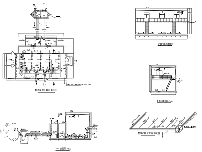 取水头部和一级泵房 施工图