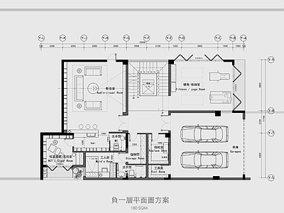 双拼别墅平面图