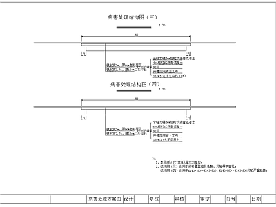 路面病害处理路基维修路面结构 施工图