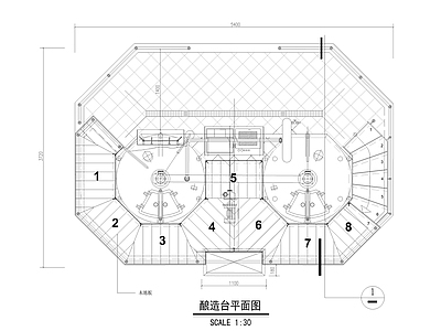 酿造台详图 施工图