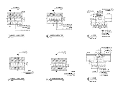 石材盖板排水沟详图 施工图 园林景观给排水
