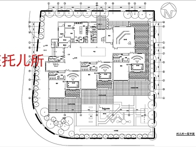 幼儿园建筑 施工图