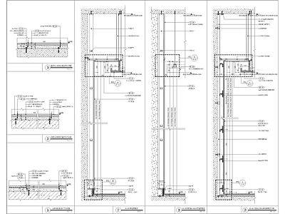 商业天花墙身节点 施工图