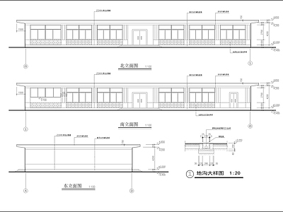 一层职工餐厅全套建筑 施工图