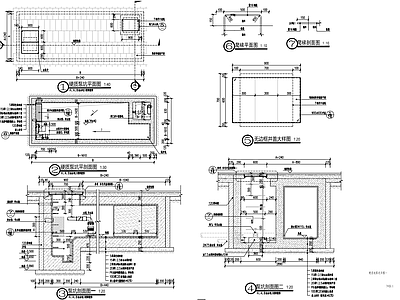 硬质泵井绿地泵井泵坑两种做法 施工图 园林景观给排水