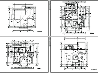 别墅建筑 施工图