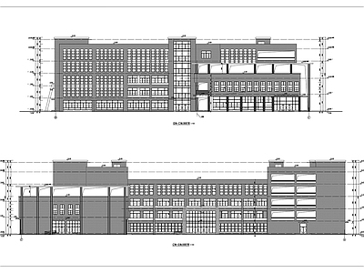 职业学校教学楼 施工图