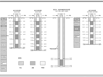 降水井平面结构布置图