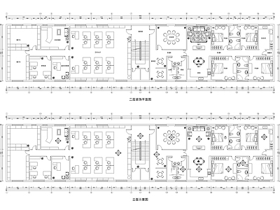 510平全套办公室装修 施工图