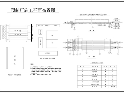 三个预制厂平面布置图