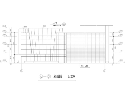 三层现代商业综合体建筑 施工图