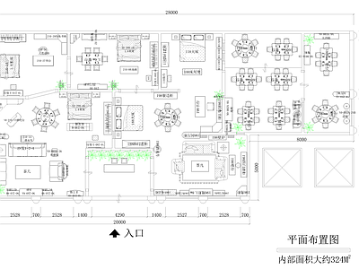 家具专卖店展厅 施工图