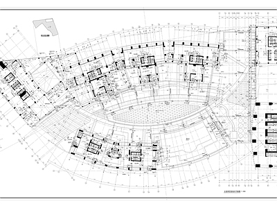 深圳京基商业综合体建筑 施工图