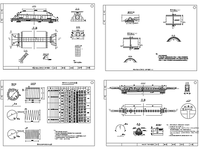 混凝土圆管涵结构 施工图