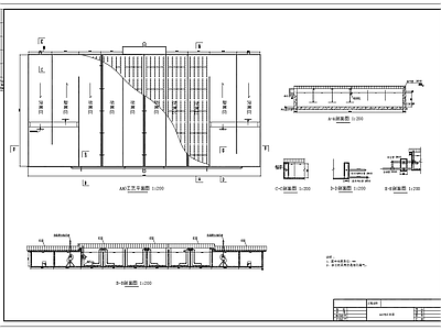AAO池工艺三视图 施工图