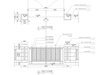 消防门详图 施工图 通用节点