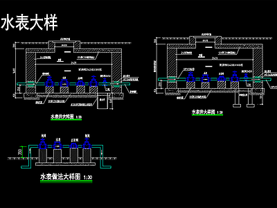 水表井节点大样 施工图