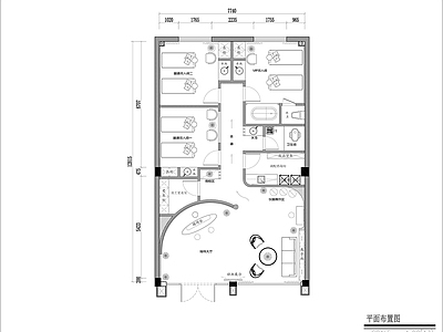 现代美容院 施工图