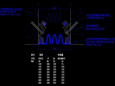 外墙变形缝  施工图 建筑通用节点