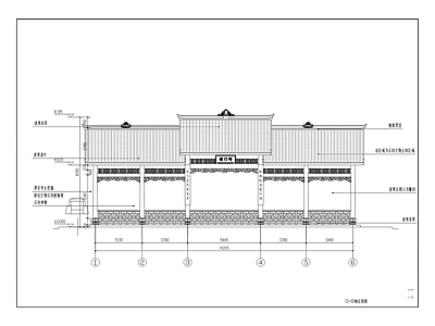 峰门古建筑保护工程 施工图