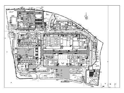 人民医院井双院区绿化环境工程 施工图 医院疗养景观