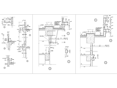 屋顶女儿墙 施工图 建筑通用节点