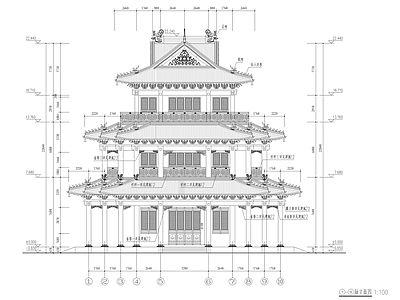 三圣殿古建筑全套 施工图