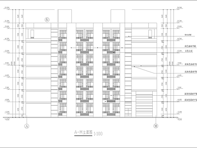 西南医院家属楼全套建筑 施工图