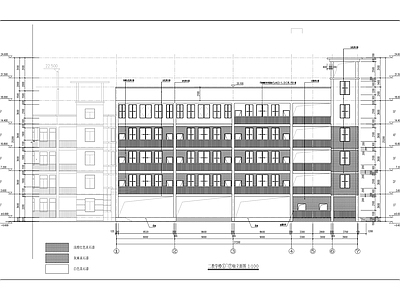 朝阳小学南校区二教学楼建筑 施工图