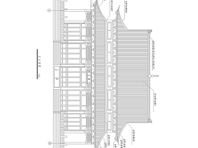 大雄宝殿古建筑 施工图