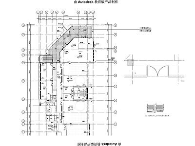 学校建筑立面修缮大样 施工图 建筑通用节点