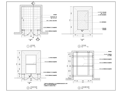 单元入户详图 施工图 建筑通用节点