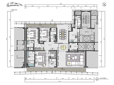 220㎡大平层家装室内 施工图