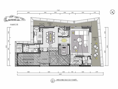 两层家装复式样板房 施工图 别墅