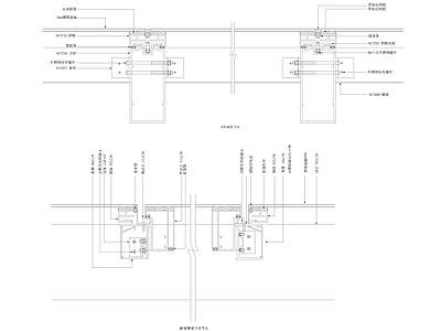 隐框幕墙及铝塑板幕墙节点大样 施工图 节点