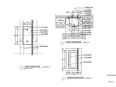 线性排水沟雨水口 施工图