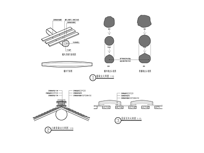 闽南传统屋面瓦作大样 施工图 建筑通用节点