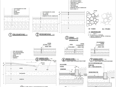 景观地面通用做法详图 施工图