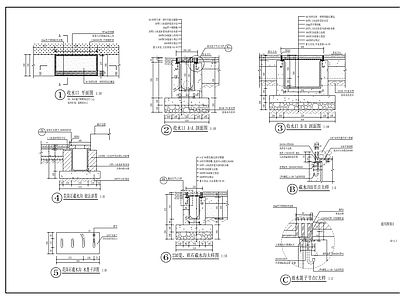 园林景观铺装通用大样 施工图