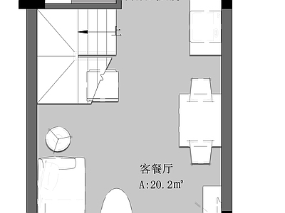 loft公寓平面图