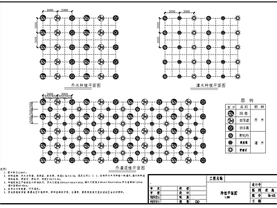 水土保持治理植物种植绿化 施工图