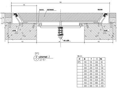 变形缝伸缩缝节点  施工图 建筑通用节点