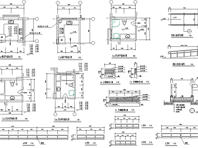 住宅建筑大样节点 施工图 建筑通用节点