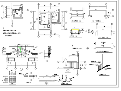 建筑大样节点 施工图 建筑通用节点