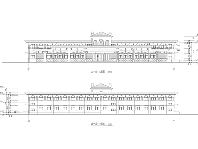 学院食堂建筑 施工图